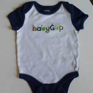 3$10 BabyGap Navy and White Onesie